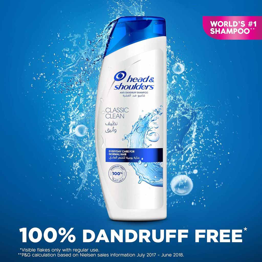 Head & Shoulders, Classic Clean shampoo, Anti-dandruff shampoo for healthy scalp, 26600ml