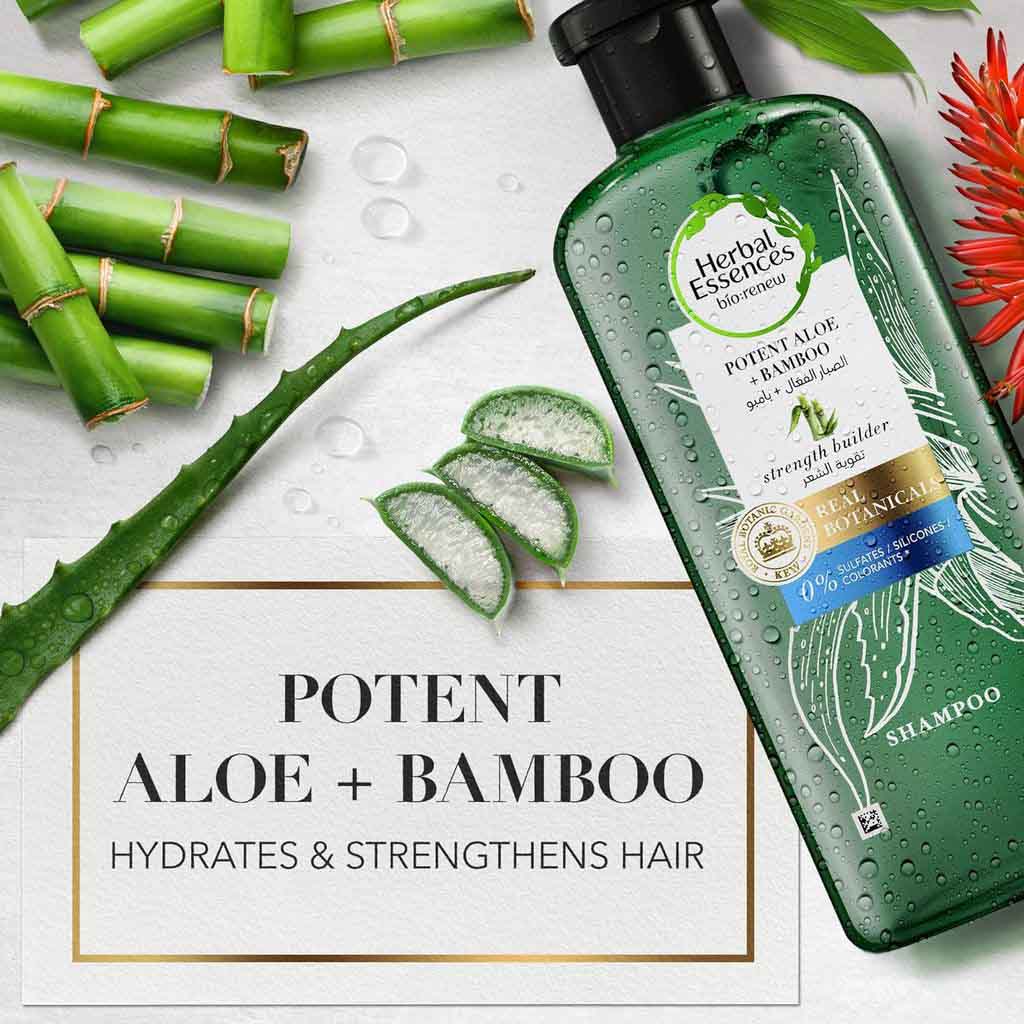 Herbalaloe, Bamboo shampoo, Herbal shampoo with aloe and bamboo extracts, 6400ml