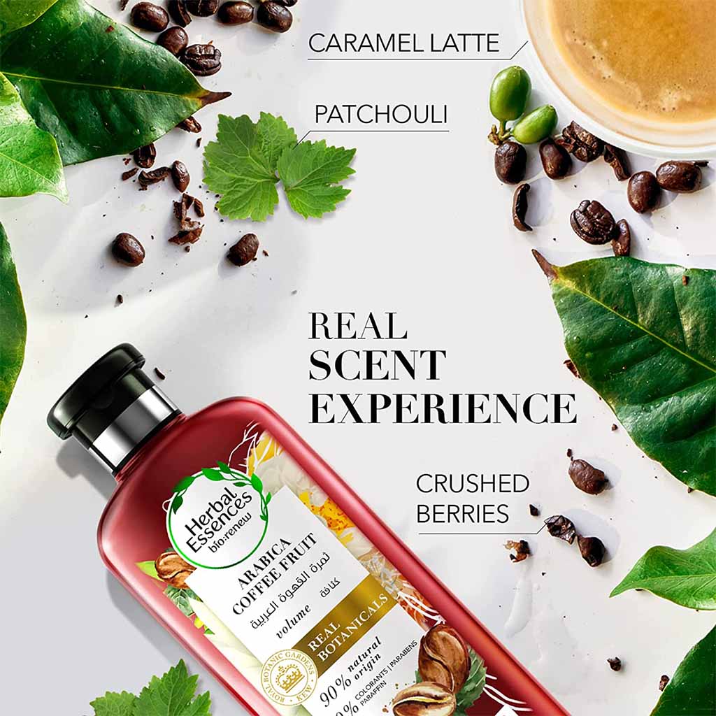 Herbal Essences Bio Renew Arabica Coffee Volume Boost Fruit Conditioner for Fine Hair 400 ml