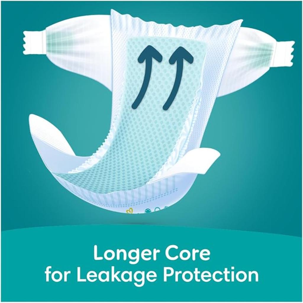 Pampers Rash Protection Taped Diapers, Size 4, 9-, 14 Kg, 60 Count