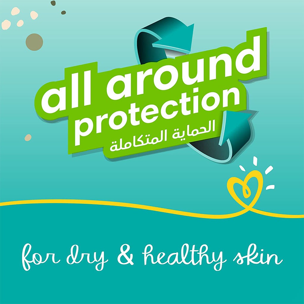 Pampers Baby-Dry Baby Diapers With Aloe Vera, Size 6, 13+Kg, Giant Pack of 48's