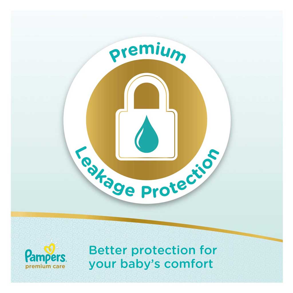 Pampers, Premium Size 2 Zippered Diapers, Soft and absorbent diapers for infants, 136 pcs