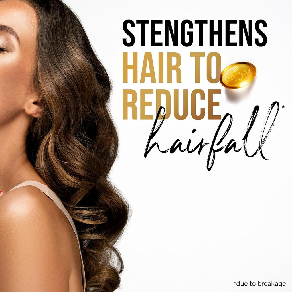 Pantene, Anti Hair Fall Shampoo, Strengthening shampoo to reduce hair fall, 12600 ml