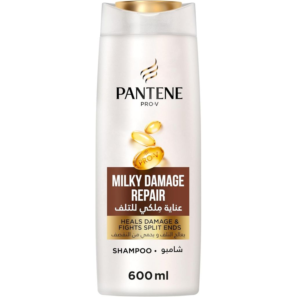Pantene, Milk Damage Repair Shampoo, Repairing shampoo for damaged hair, 12600 ml