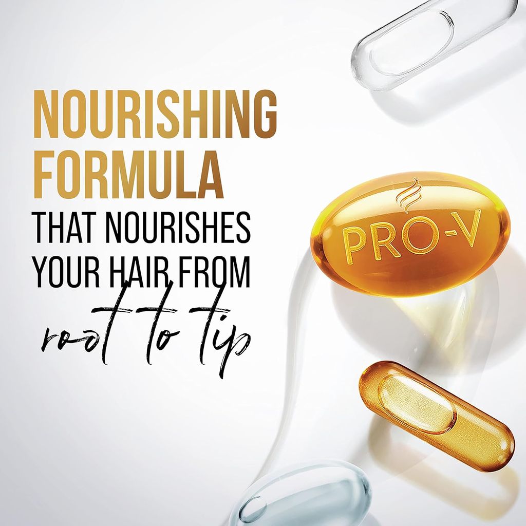 Pantene, Nature Fusion Shampoo, Nourishing shampoo with natural extracts, 360 ml