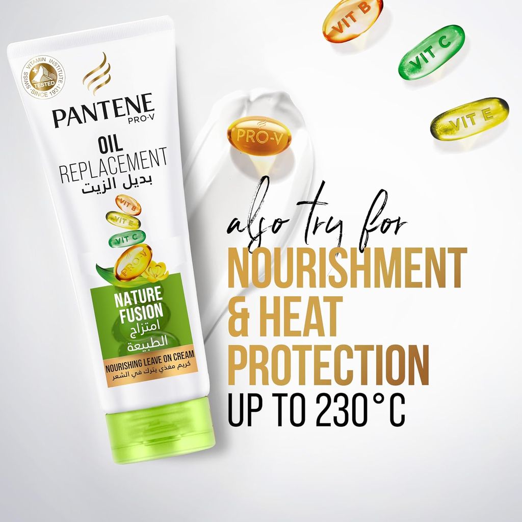 Pantene, Nature Fusion Shampoo, Nourishing shampoo with natural extracts, 360 ml