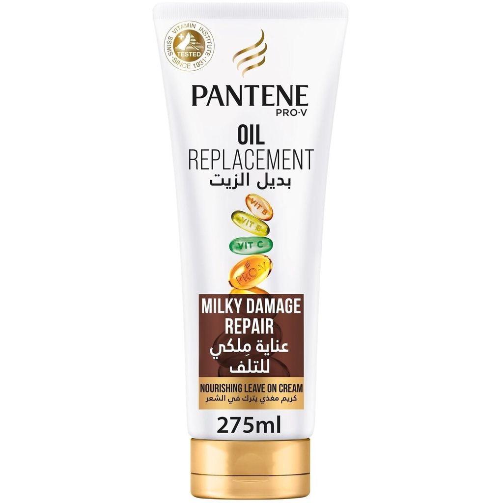 Pantene, Oil Repair Milk Damage Care, Nourishing leave-in treatment for damaged hair, 275 ml
