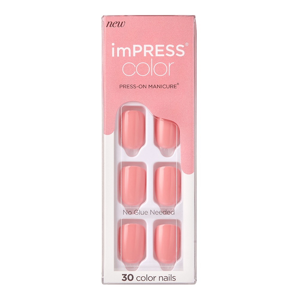 Kiss, Impress Color Nails Kimc003C, Durable and easy to apply press-on nails