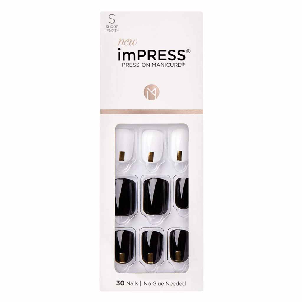 Kiss imPRESS KIM004C Press-On Manicure Color Nails 30 Pieces