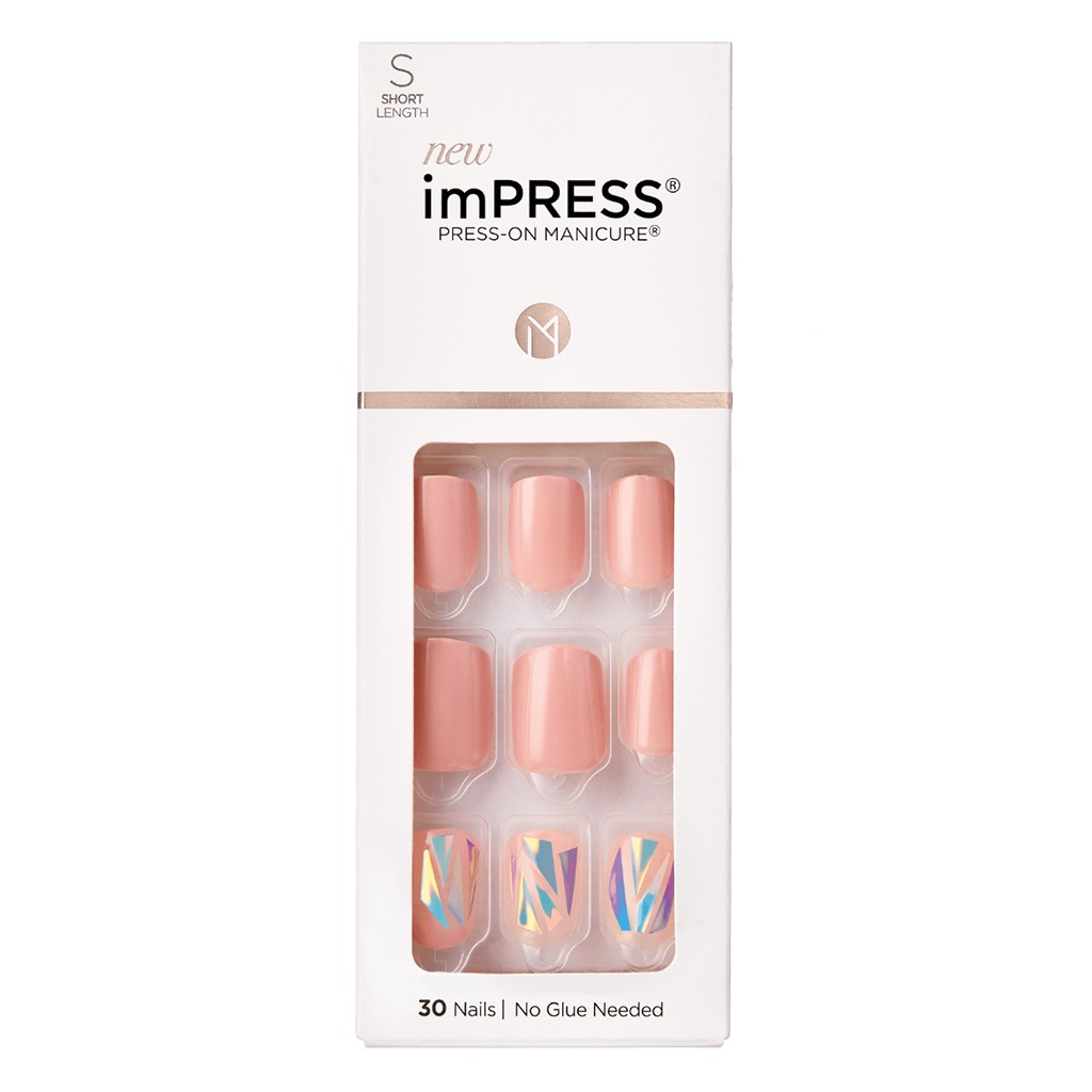 Kiss imPRESS KIM014C Press-On Manicure Color Nails 30 Pieces
