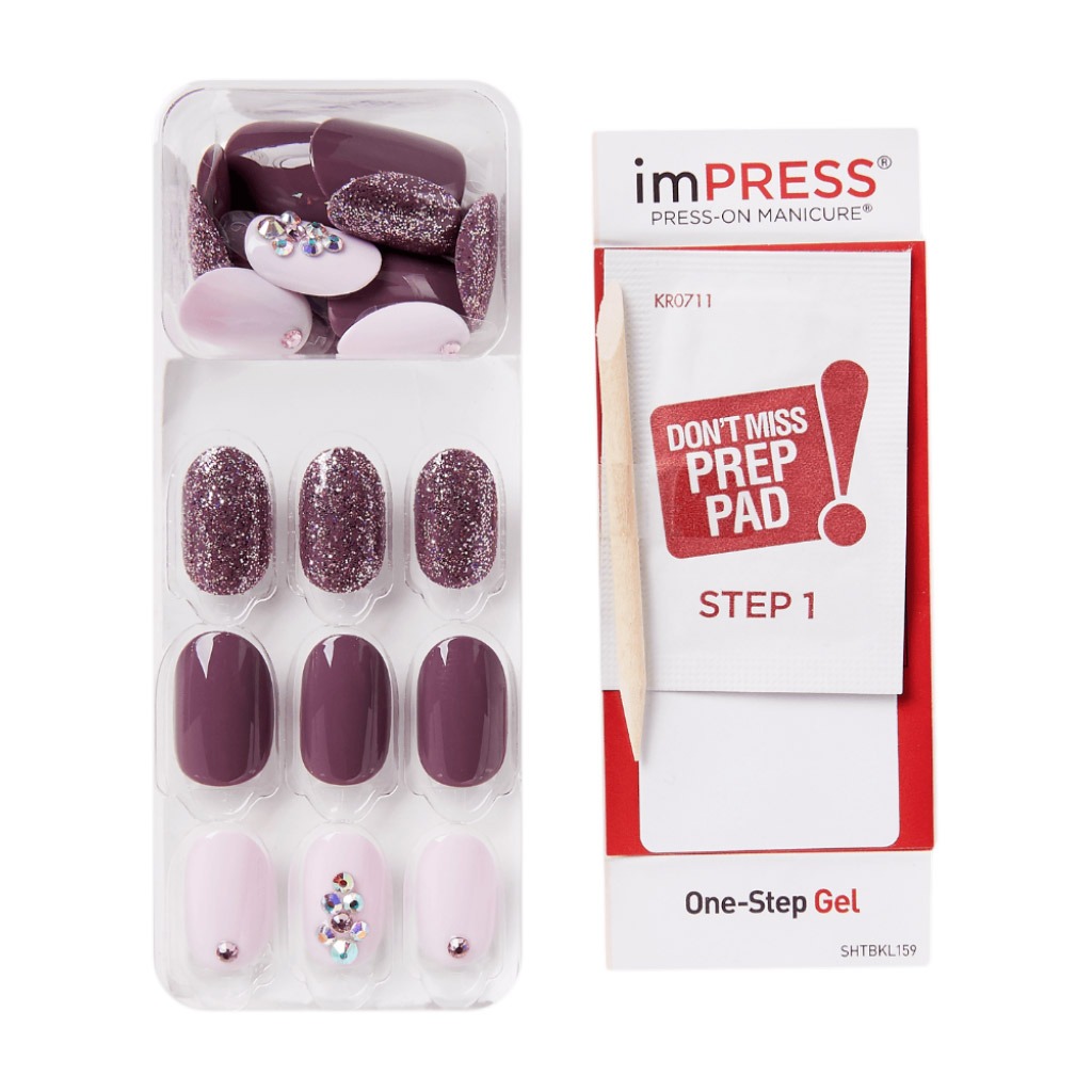 Kiss, imPRESS Press On Manicure, Ready-to-wear short press-on nails