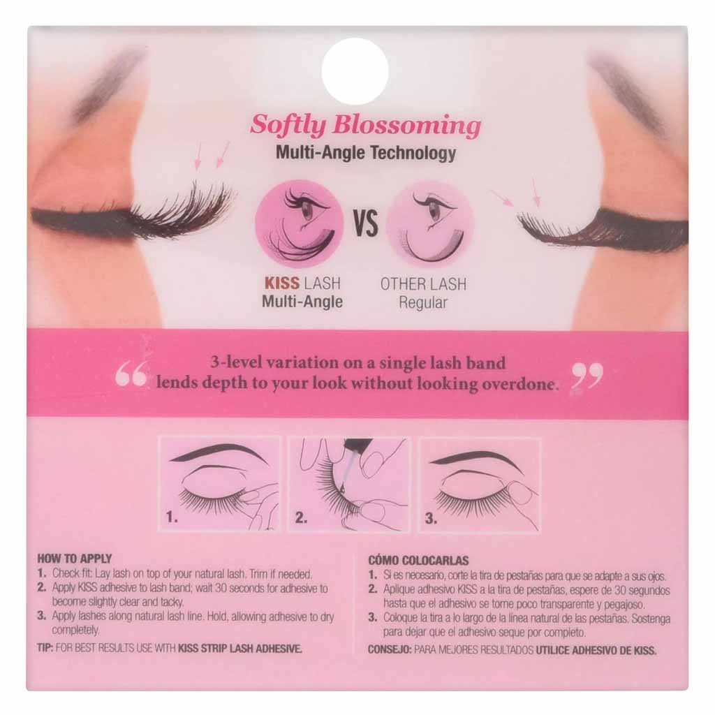 Kiss, Flourishing Blooming Eyelashes Daisy, Lightweight false eyelashes for natural volume