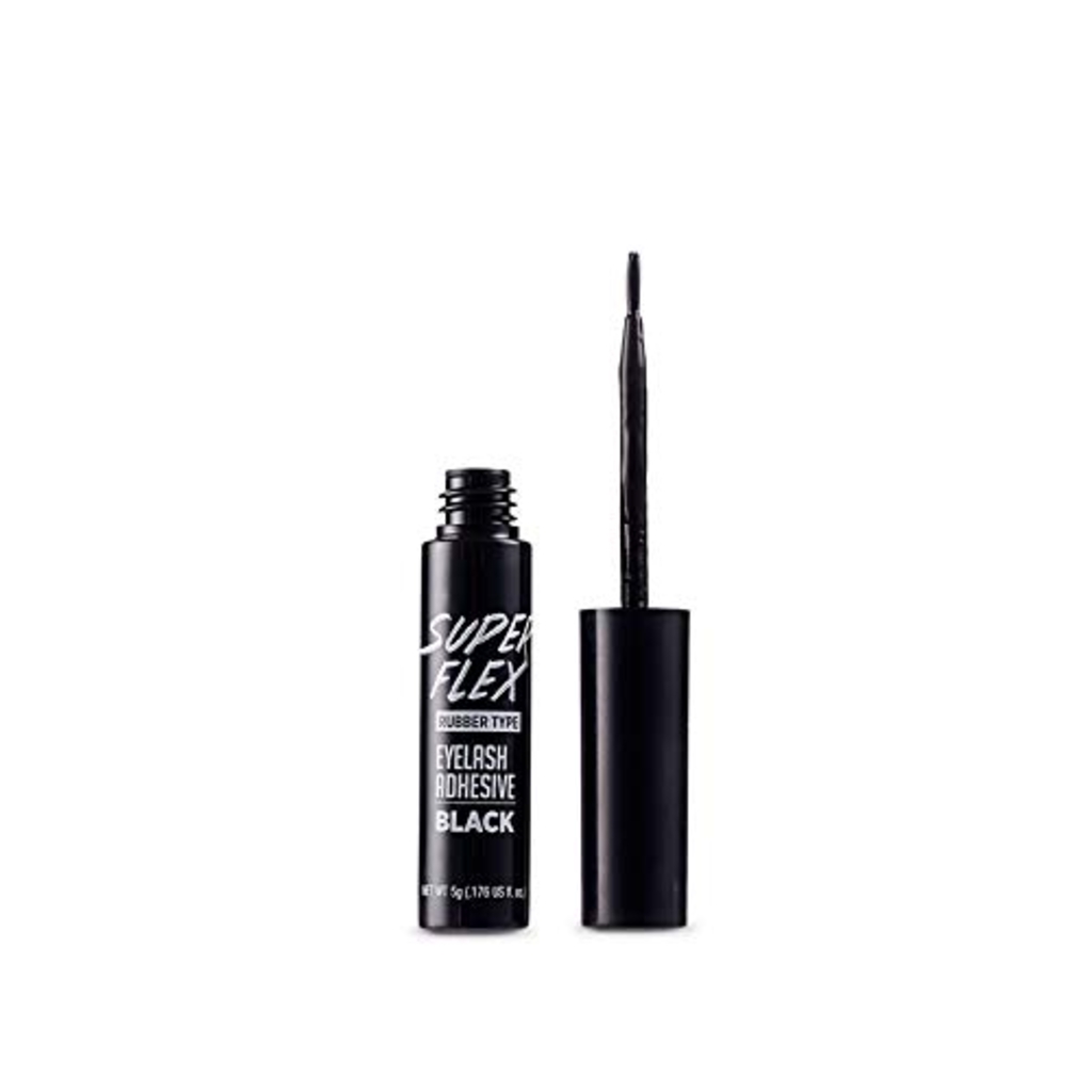 Kiss, i-Envy Super Flex Brush Eyelash Adhesive, Rubber type adhesive for flexible hold, black, 7 g