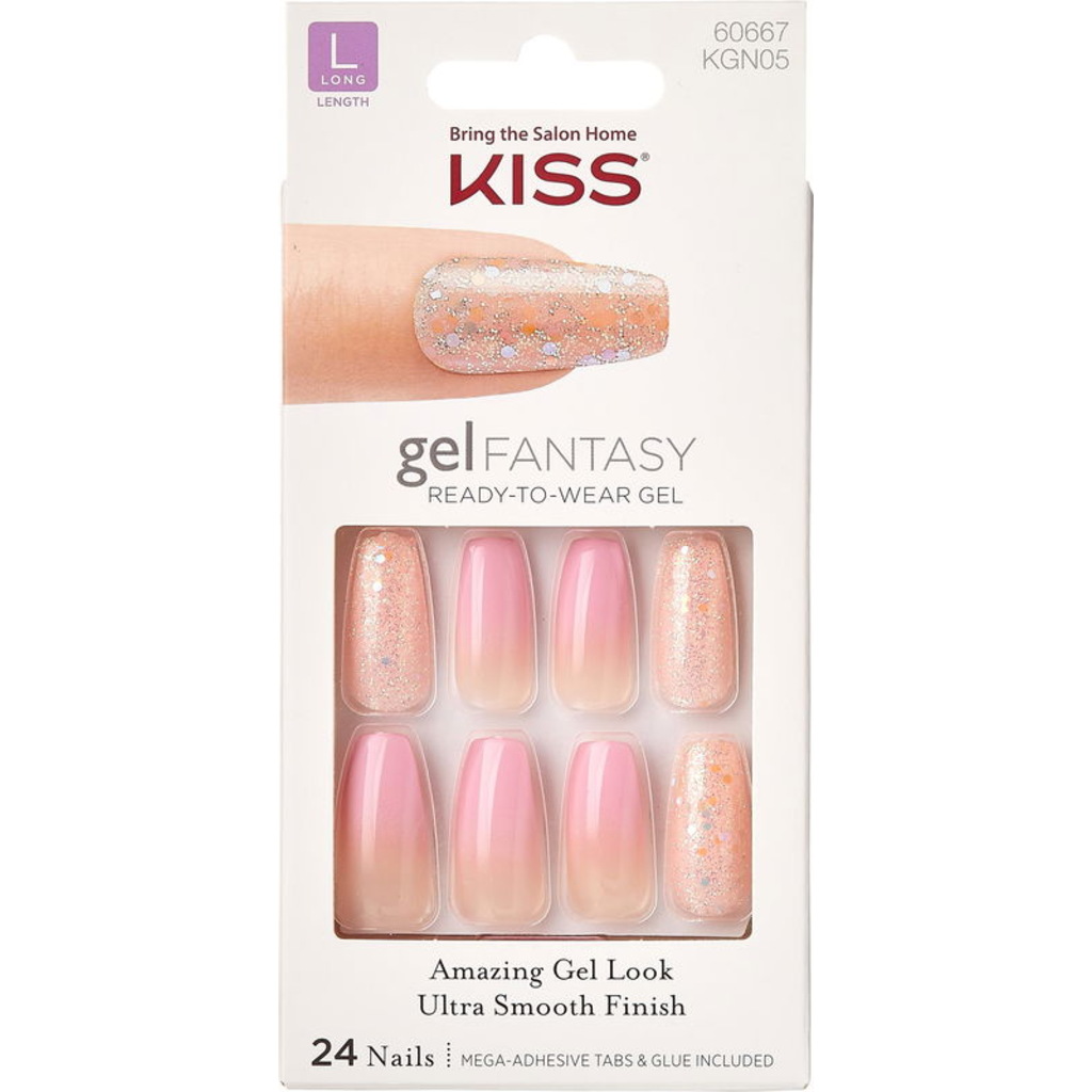Kiss Gel Fantasy Nails - Freshen Up kgn05