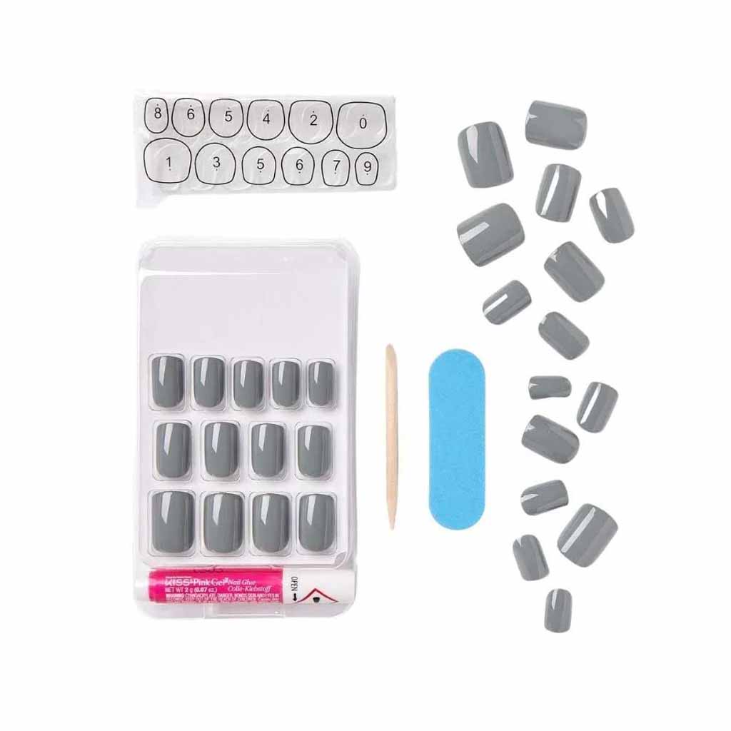 Kiss, Gel Fantasy Nails, Long-lasting gel effect artificial nails