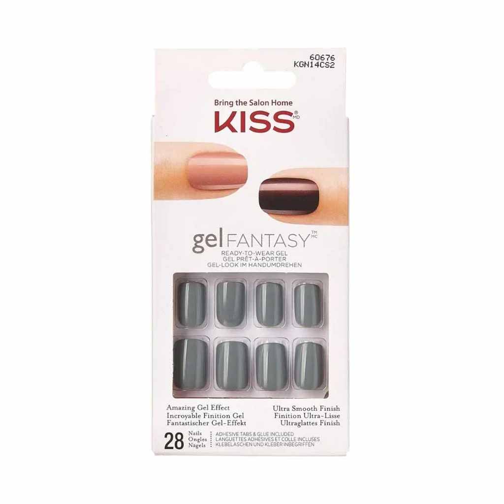 Kiss, Gel Fantasy Nails, Long-lasting gel effect artificial nails