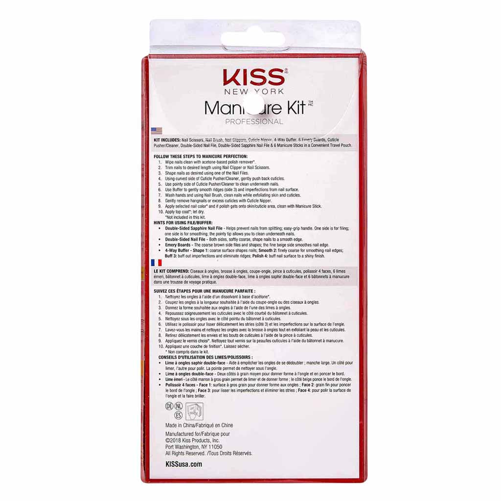 Kiss RMK01 Professional Manicure Kit 20 Pieces