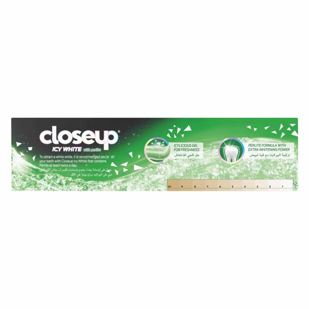 Closeup, Menthol Burst Icy White Toothpaste, Cooling whitening toothpaste, 75ml