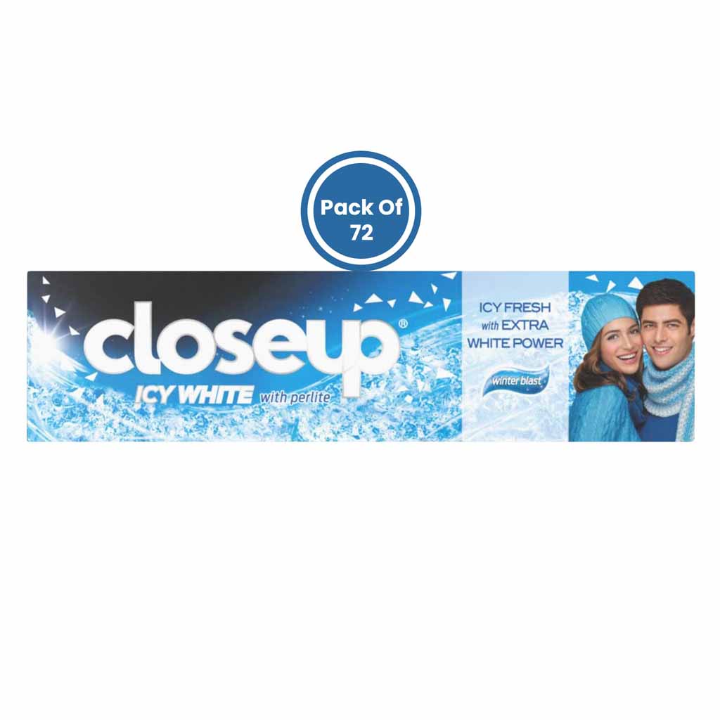 Close-Up Winter Blast Icy White Toothpaste 75ml x Pack of 72