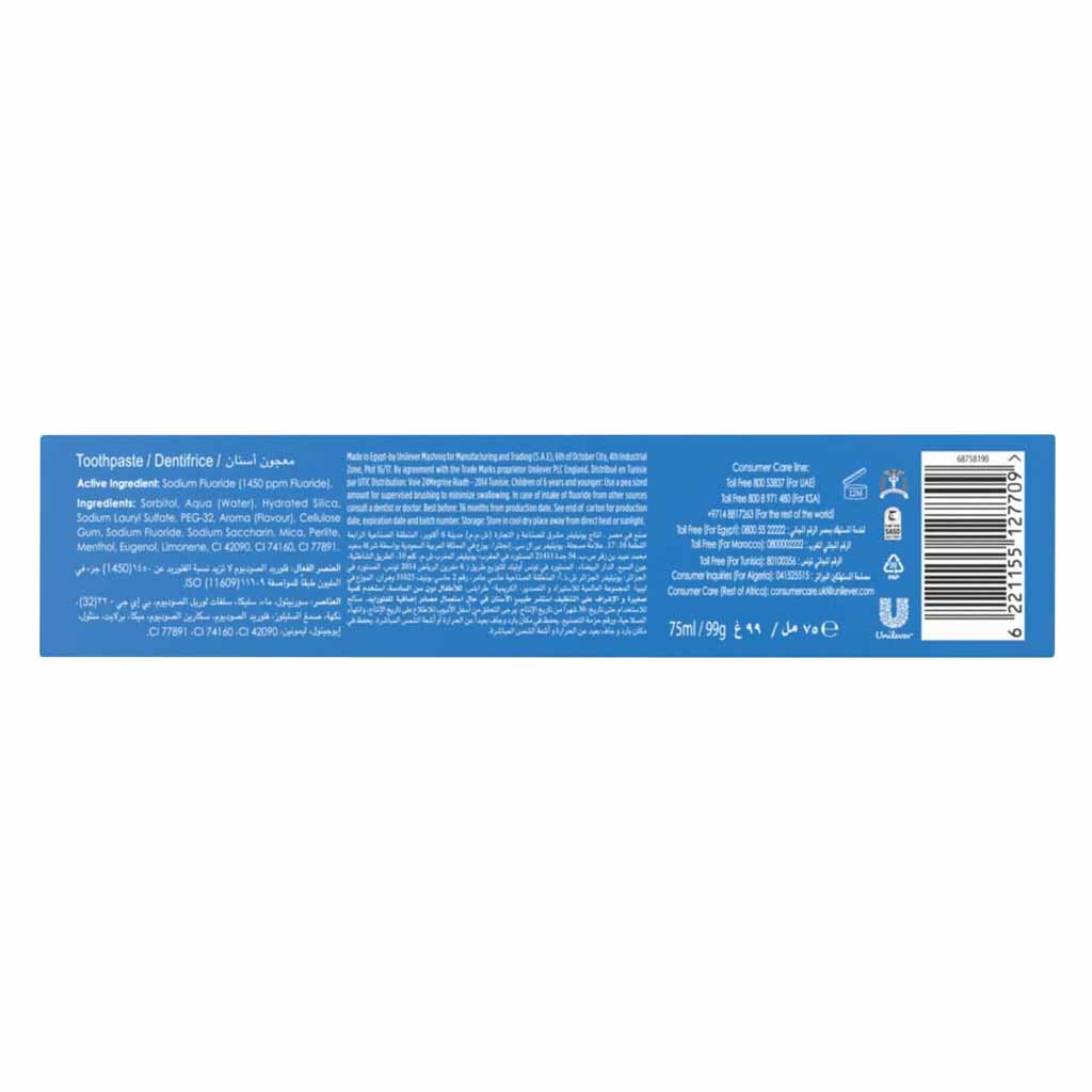 Close-Up Winter Blast Icy White Toothpaste 75ml x Pack of 72