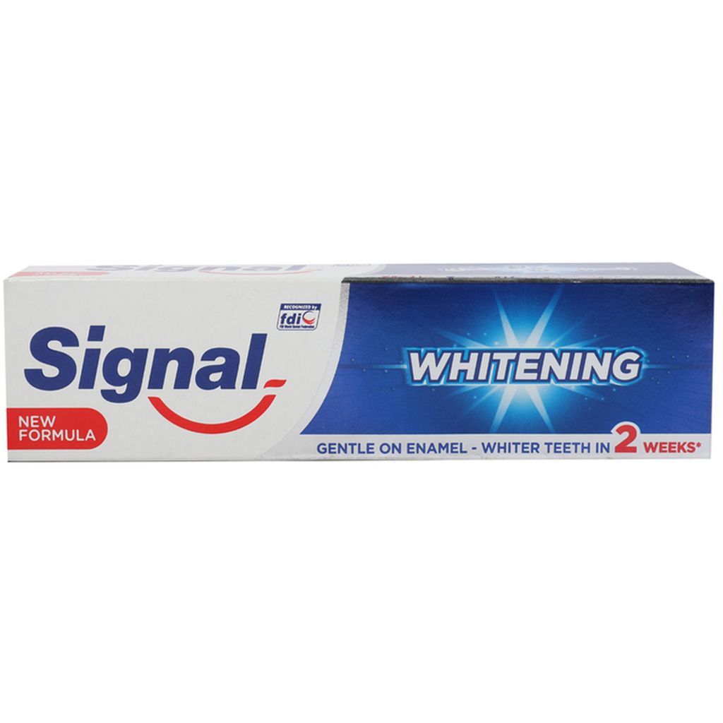 Signal, Toothpaste Whitening Herbal, Whitening toothpaste with herbal extracts, 75 ml