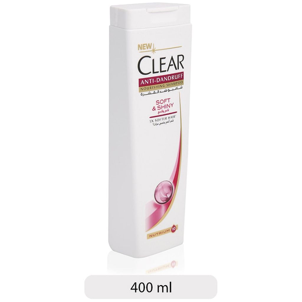 Clear Shamp Soft&Shiny L4L 12X400 ml