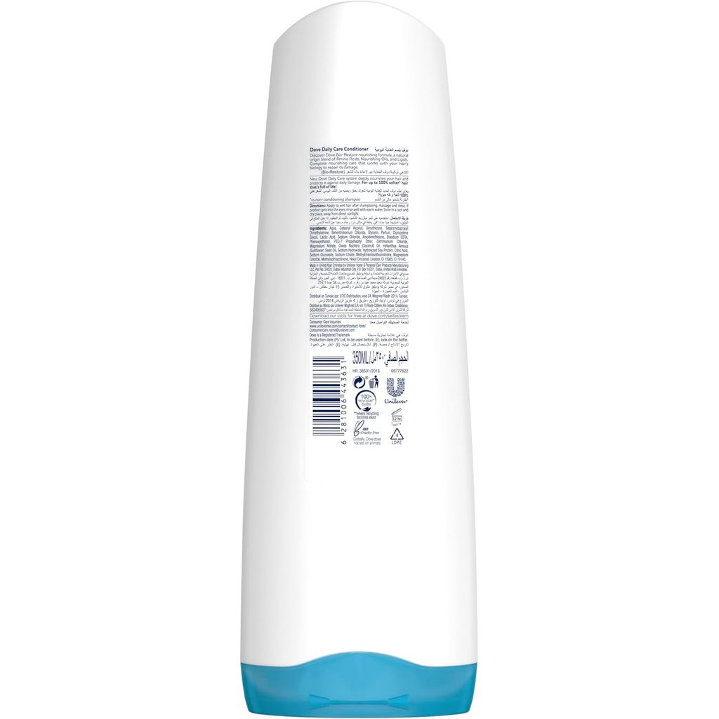 Dove, Daily Care Conditioner, Nourishing conditioner for soft manageable hair, 350 ml