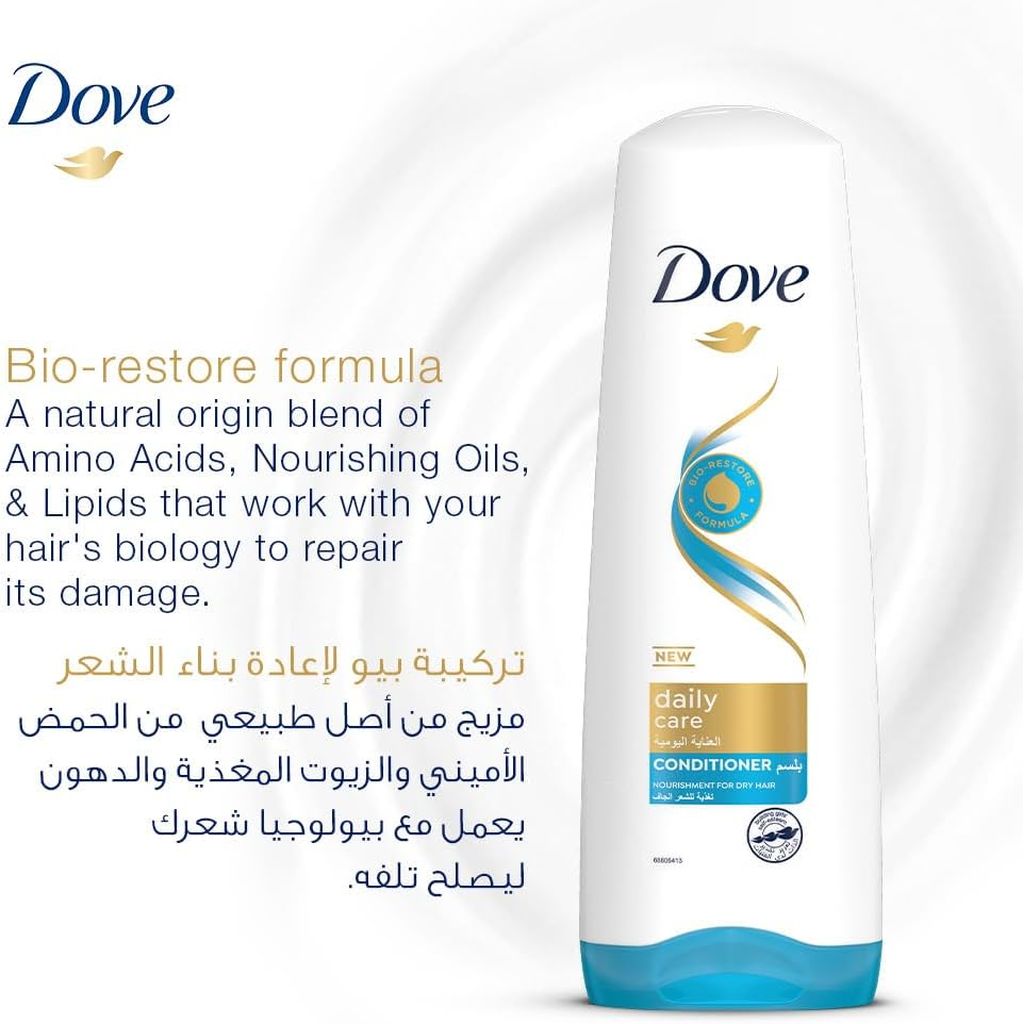 Dove, Daily Care Conditioner, Nourishing conditioner for soft manageable hair, 350 ml