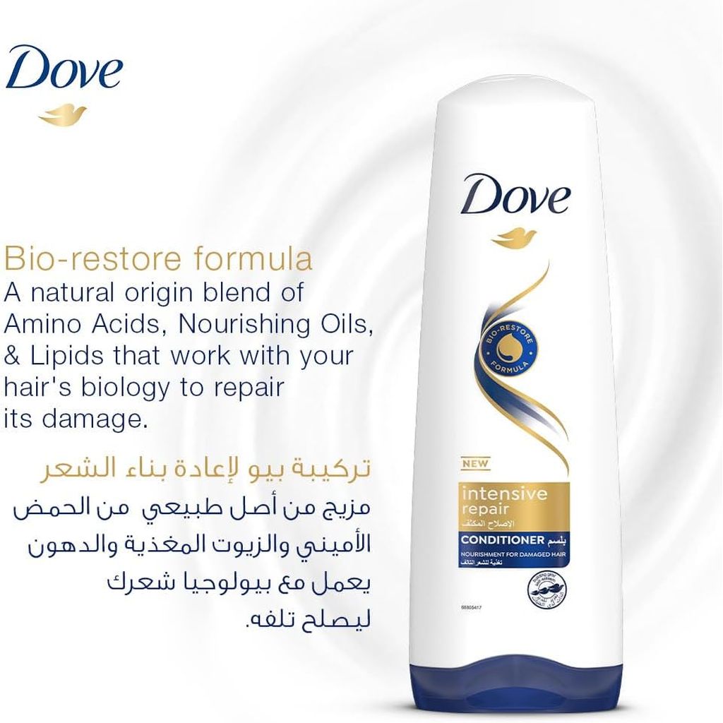 Dove, Intensive Repair Conditioner, Nourishing conditioner for damaged hair repair, 350 ml