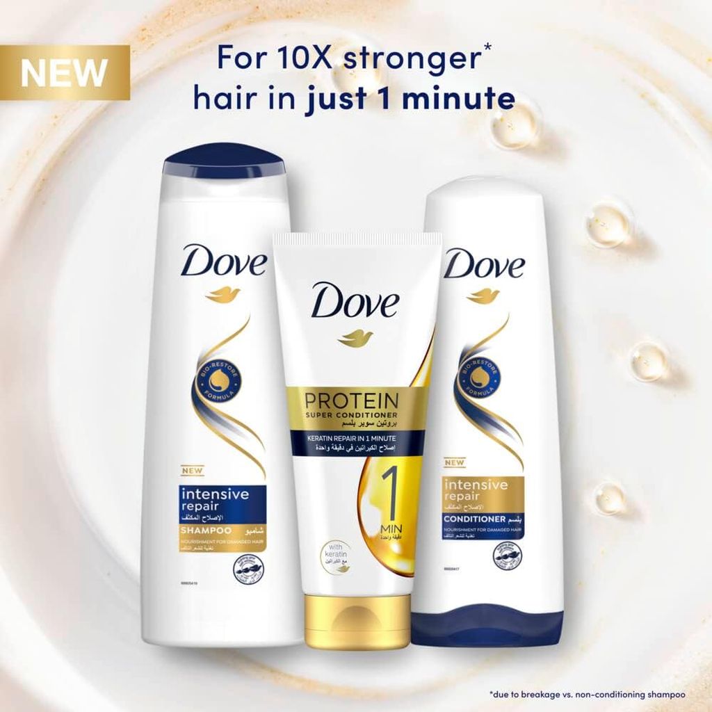 Dove, Intensive Repair Conditioner, Repairing conditioner for damaged hair, 12ml