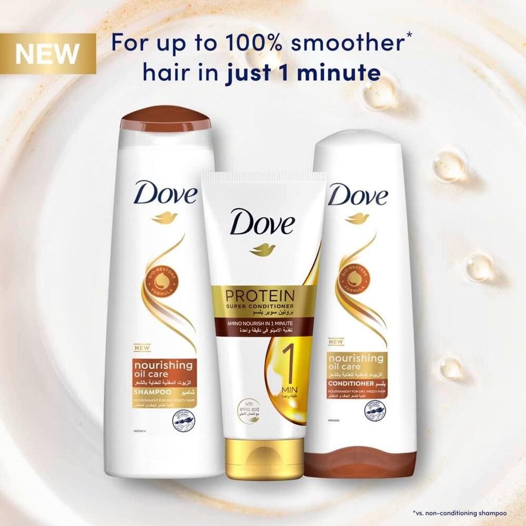 Dove, Nourishing Care Conditioner, Hydrating conditioner for smooth and soft hair, 12ml