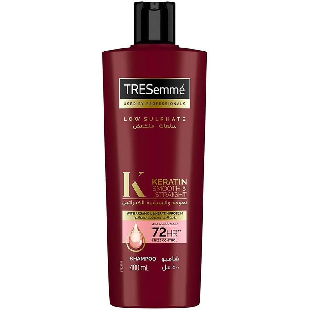 Tresemme, Keratin Smooth Shampoo, Keratin-infused shampoo for smooth hair, 12 ml
