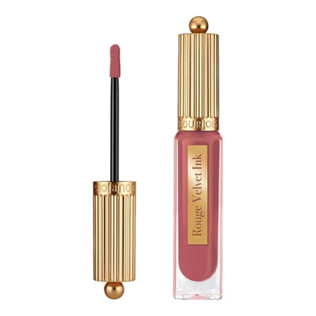 Bourjois, Rouge Velvet Ink Lipstick 23 Pink Par-Tea, Lightweight velvet finish lipstick with pink shade, 3.5 ml