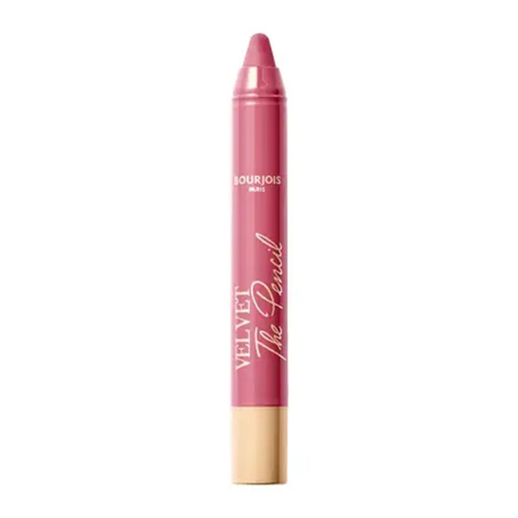 Bourjois, Velvet The Pencil Lip Liner 02 Amourose, Smooth lip liner in soft pink shade, 3g