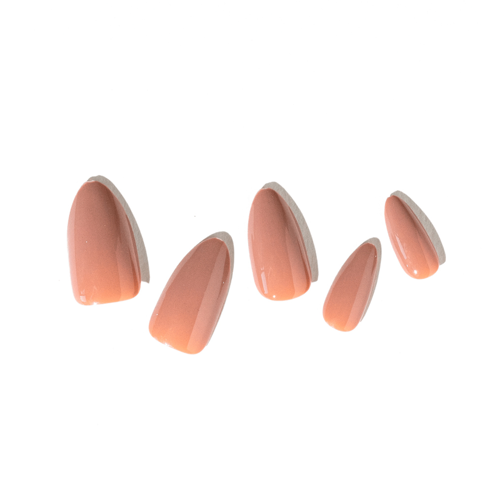 Loca, Acrylic Nails with Glue Tube A1 Almond Shape, Durable almond shaped acrylic nails with glue, 24 nails