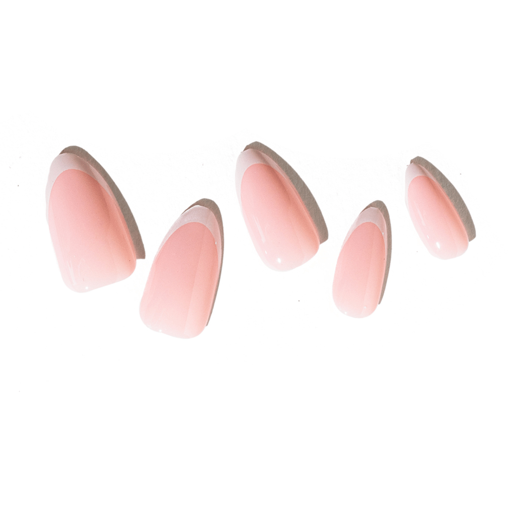 Loca, Acrylic Nails with Glue Tube Almond Shape A5, Durable artificial nails with adhesive, 24 nails