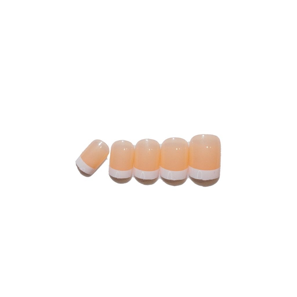 Loca Nails, Oval Shape Press-On Nails, Natural oval shaped press-on nails, N2 Natural, 24 nails