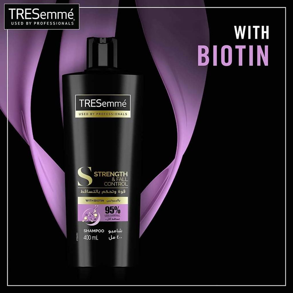 Tresemme, Strength Shampoo, Fortifying shampoo for stronger hair, 12 ml