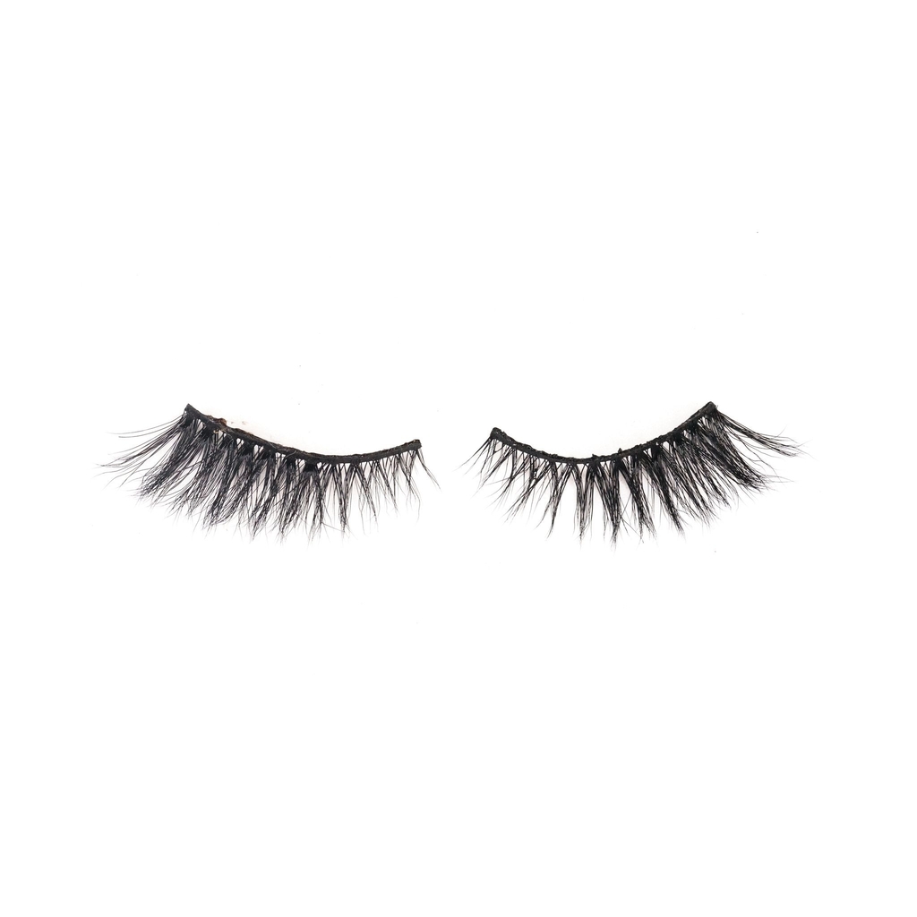 Ousha, Lashes #17 Double Lashes Natural Human Hair, Natural look double-layer false eyelashes, 50 pcs
