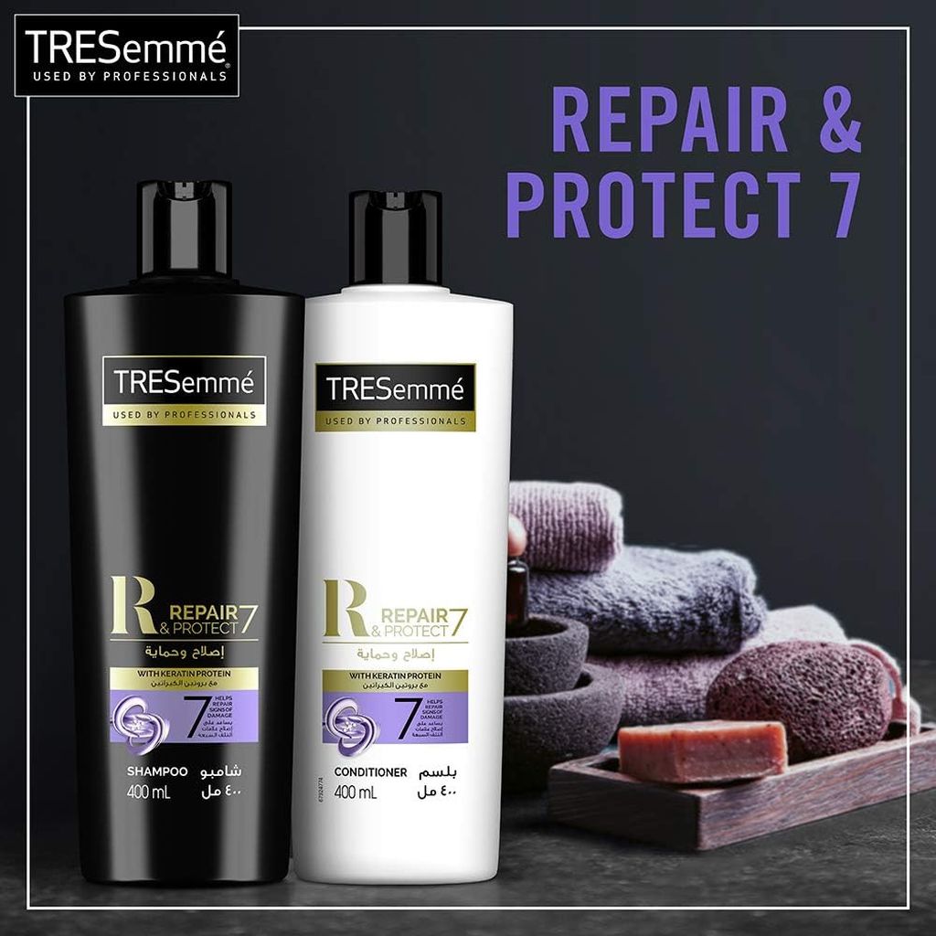 Tresemme, Repair Shampoo, Strengthening shampoo for damaged hair, 12 ml