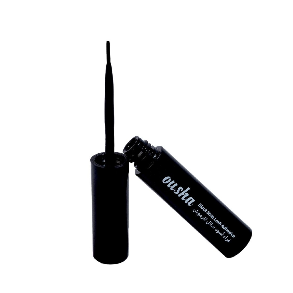 Ousha, Eyelash Glue Brush, Water-resistant and easy to use black adhesive