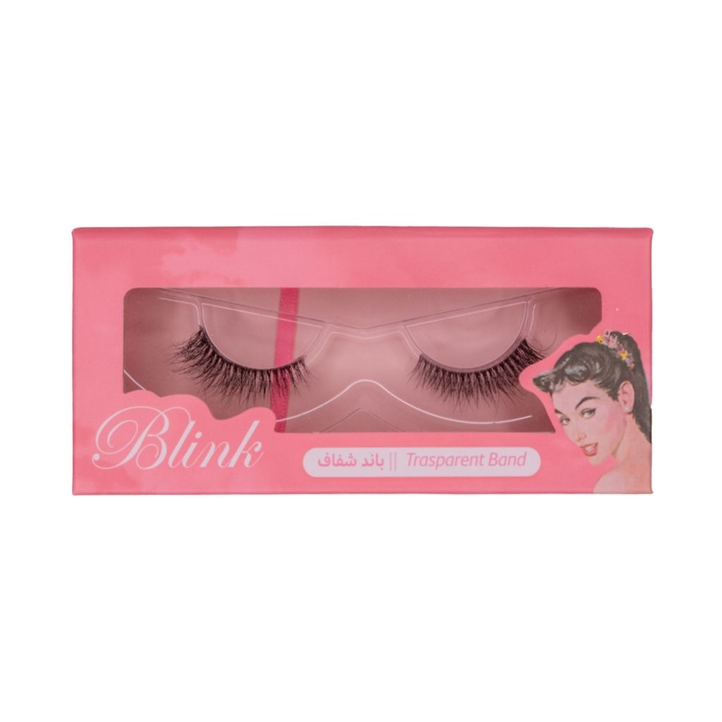 Blink 3D Mink Lashes, Handmade, Transparent Band, Transparent Lash Queen