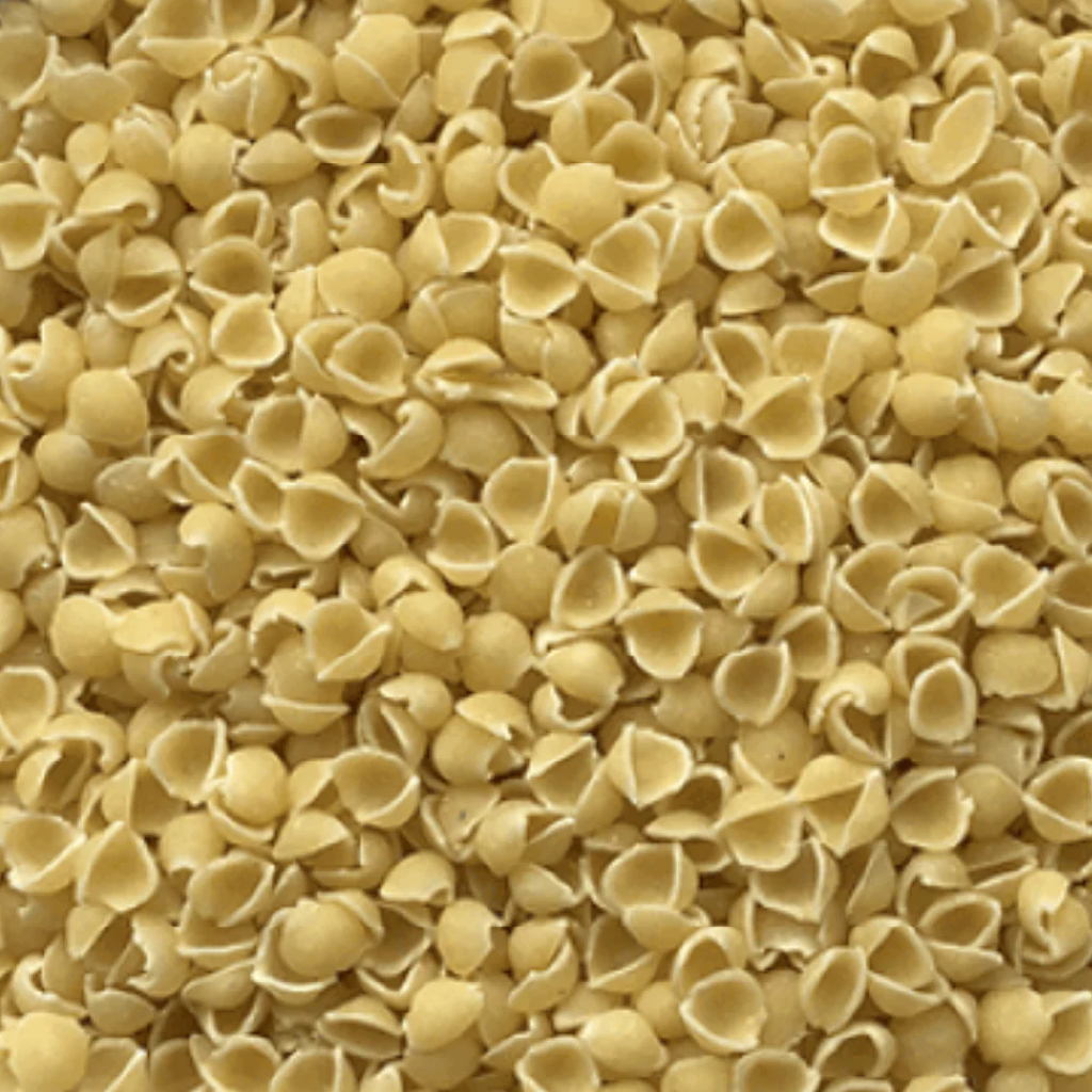 Organic, Mini Pasta Shells, Small shell-shaped organic pasta for cooking