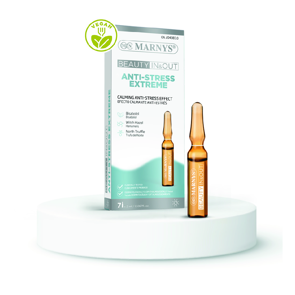 Marnys, Anti-Stress Extreme ampoules, Concentrated formula for stress relief and relaxation, 2 ml