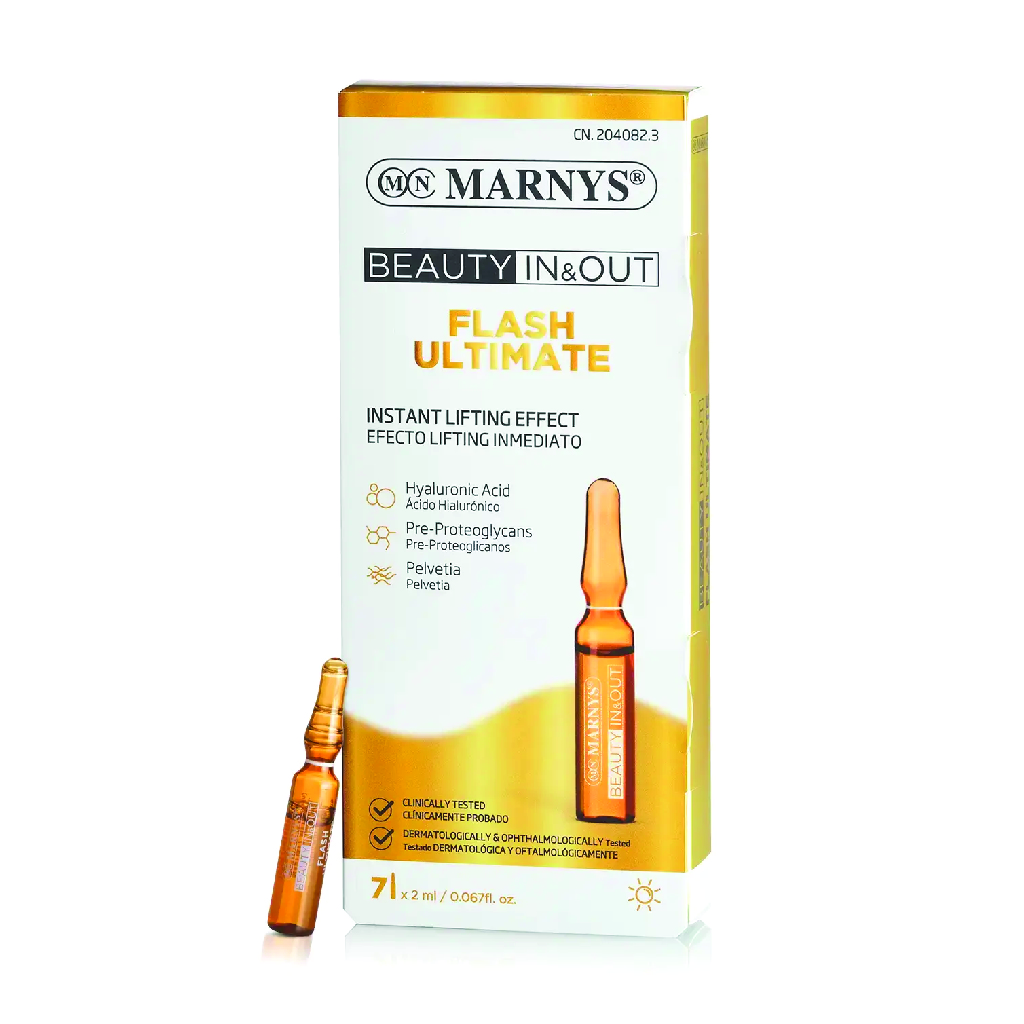 Marnys, Flash Ultimate ampoules, Energy boosting formula for vitality and focus, 2 ml