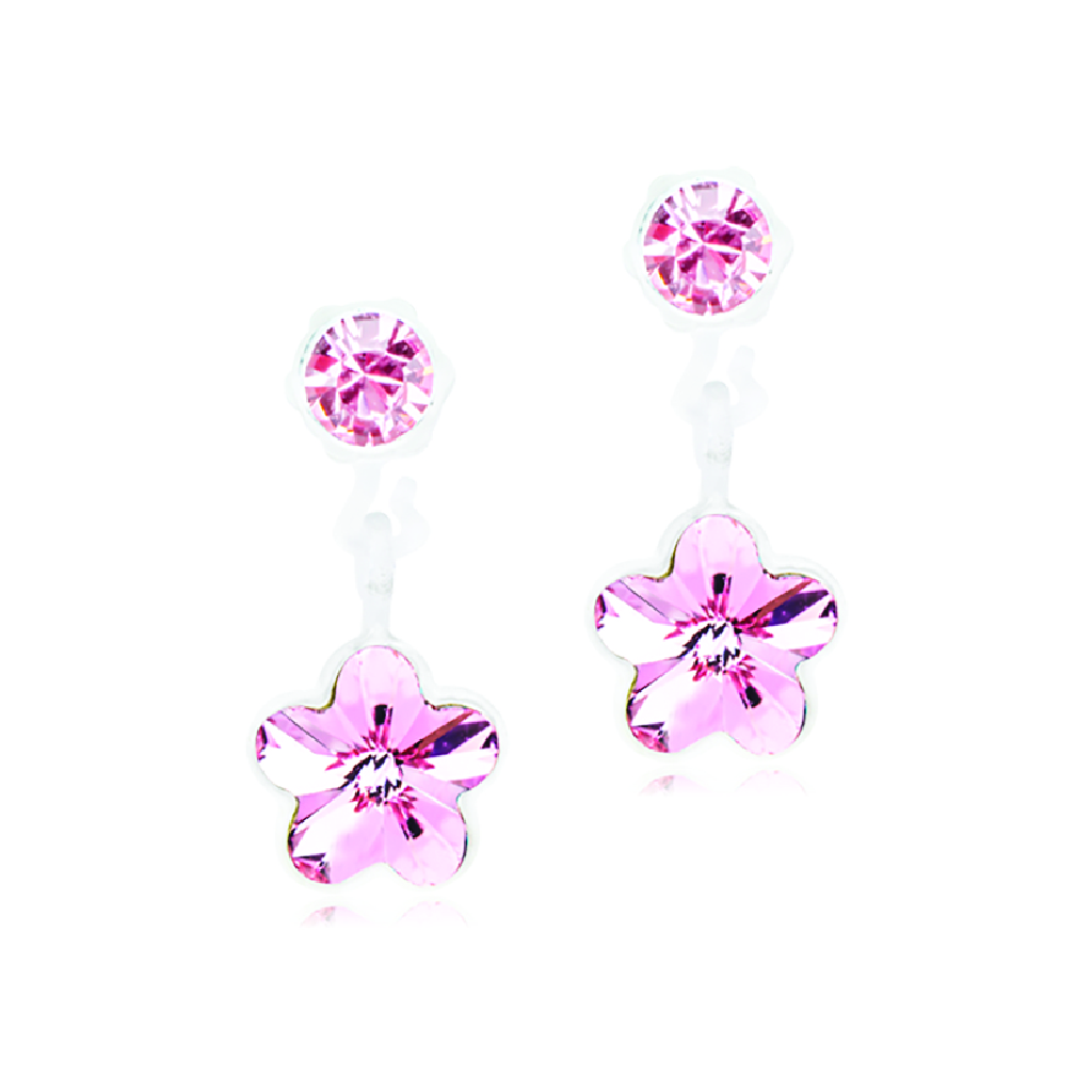 Blomdahl, MP Pendant Flower Light Rose, Hypoallergenic jewelry pendant, 4/6 mm