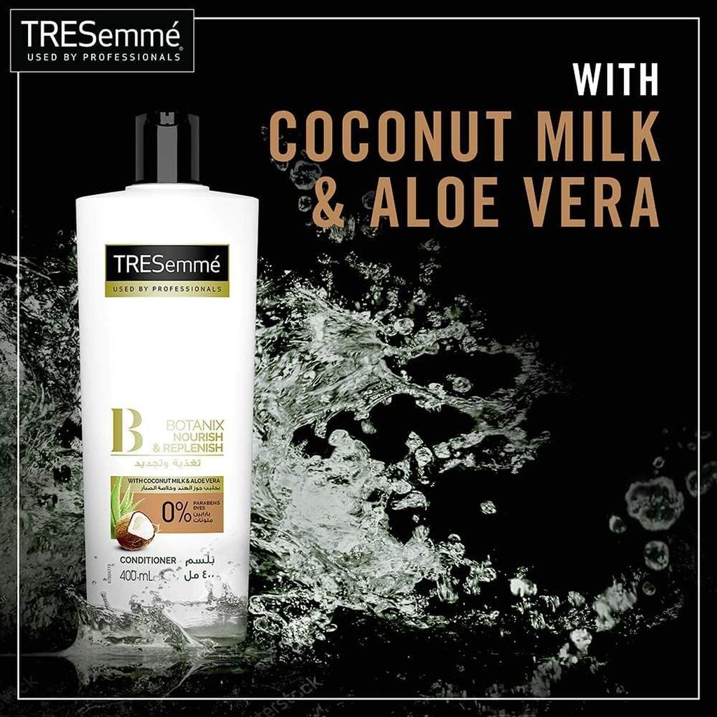 Tresemme, Botanix Nourish & Replenish Conditioner, Conditioner with natural botanicals for hair nourishment, 400 ml