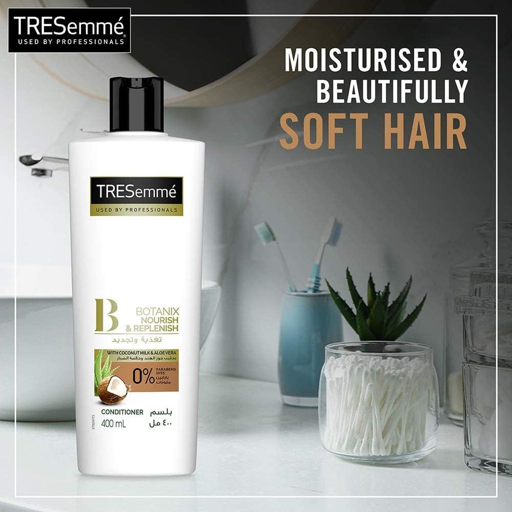 Tresemme, Botanix Nourish & Replenish Conditioner, Conditioner with natural botanicals for hair nourishment, 400 ml