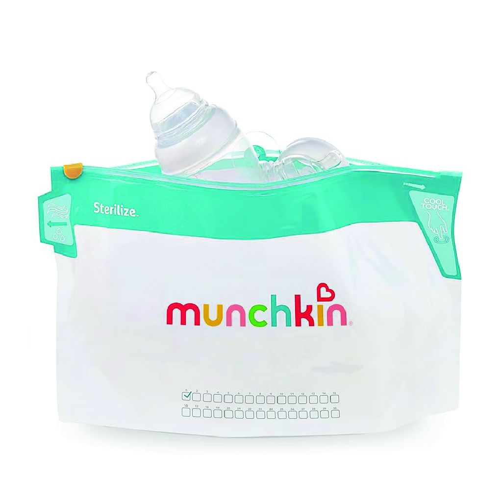 Munchkin, Latch Steriliser Bags, Microwave sterilizer bags for baby items