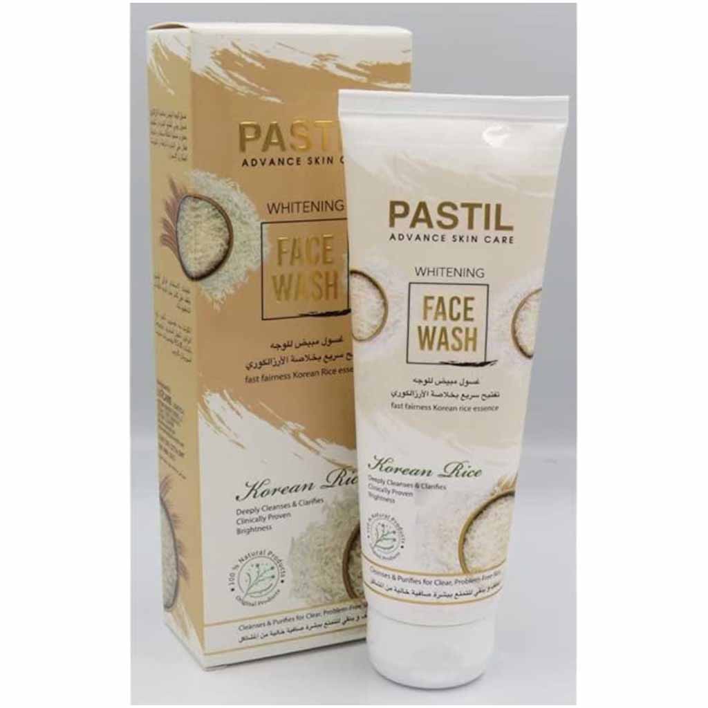 Pastil, Korean Rice Face Wash, Gentle rice-based face cleanser for brightening, 125ml